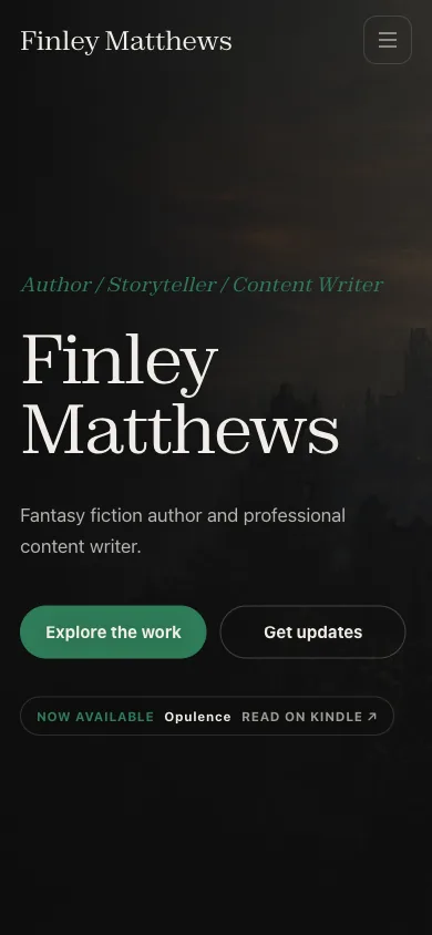 Finley Matthews mobile view