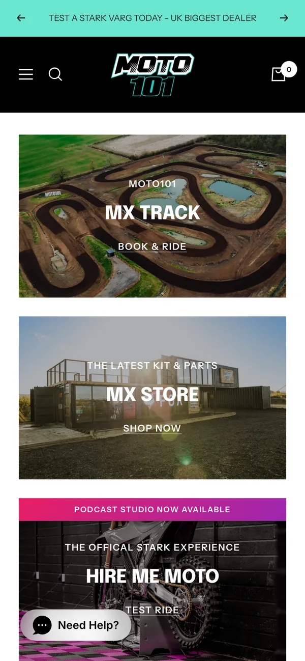 Moto101 mobile view
